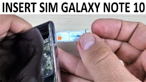 how to remove sim card from samsung note 10 plus|How to install or change a SIM or SD memory card .